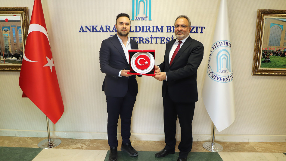 YILDIRIM BEYAZIT ÜNİVERSİTESİ REKTÖRÜ PROF. DR. ALİ CENGİZ KÖSEOĞLU’NA ZİYARETTE BULUNDUK.